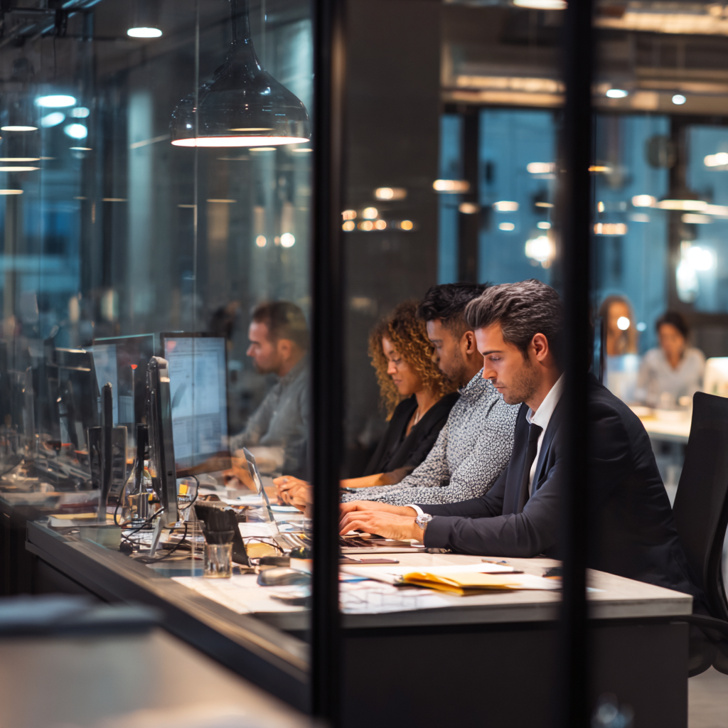 business people working in the office